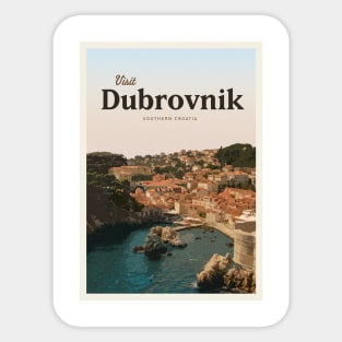 Visit Dubrovnik Sticker